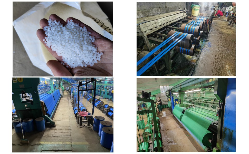 Net de grêle en plastique léger et flexible résistant aux intempéries pour la plantation