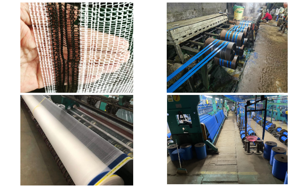 Filet anti-grêle en PEHD original à mailles triangulaires