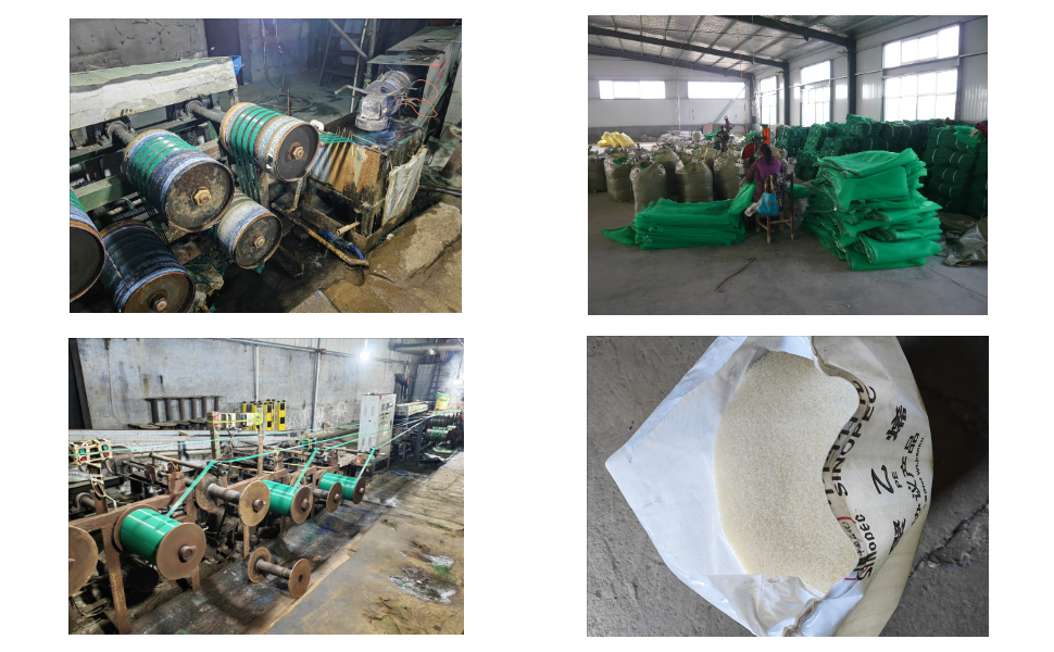 Usine de filets de récolte d'olives