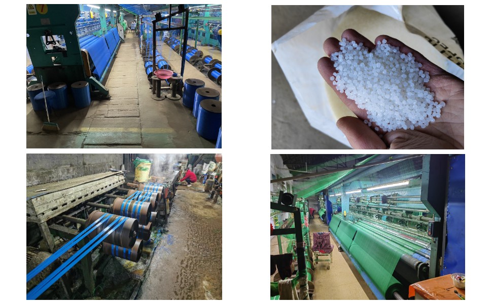 Triangle Mesh 50M Length 90GSM Factory Plastic Hail Netting For Sale