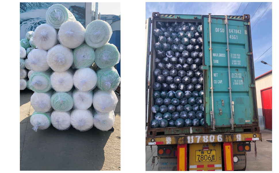 Filet anti-grêle d'usine à rayures noires, largeur 7 m, 50 g/m² Filet anti-grêle d'usine à rayures noires, largeur 7 m, 50 g/m²