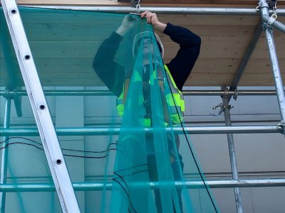 debris safety netting