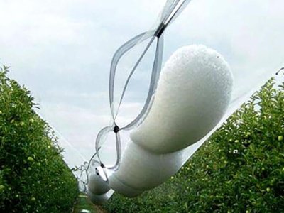 Hail netting: a "protective umbrella" for farmers and fruit growers, effectively reducing disaster losses