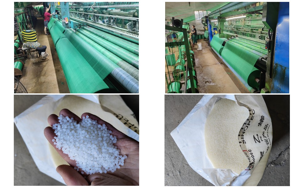 Plastique HDPE vierge de haute qualité anti-grêle pour la protection