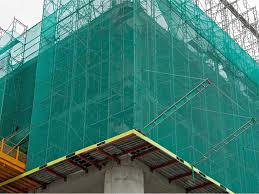 Filet de construction en PEHD anti-UV 55 g/m², longueur 50 m