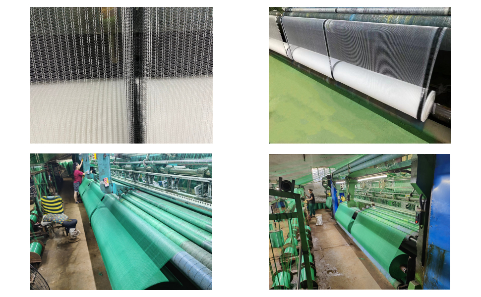 Red antigranizo de plástico original de fábrica de malla de diamante de 110 g/m² Red antigranizo de plástico original de fábrica de malla de diamante de 110 g/m²