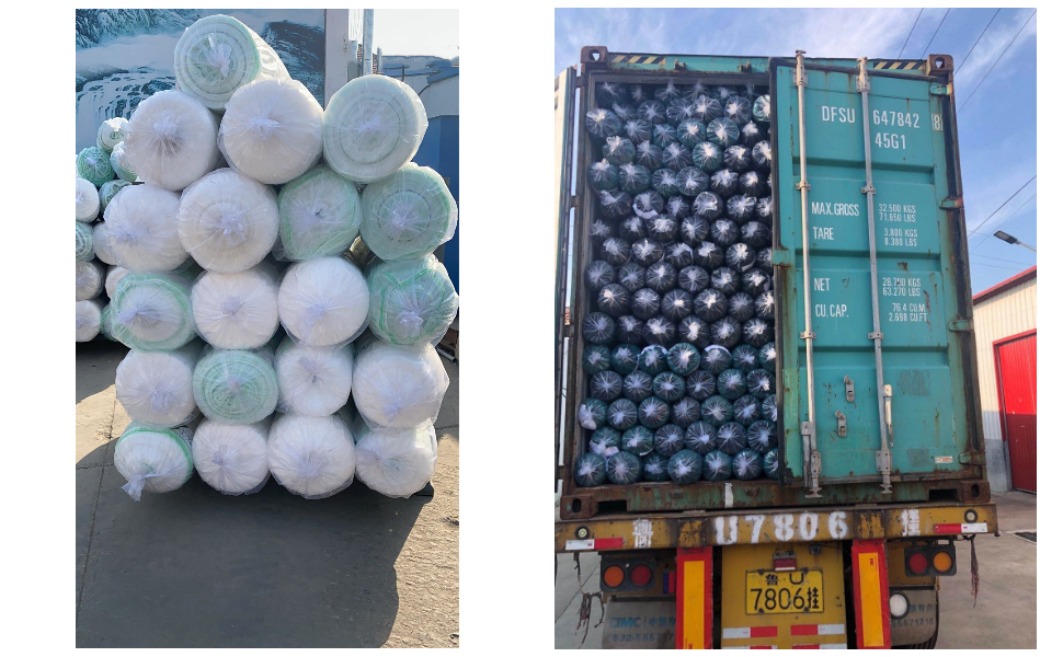 Filet anti-oiseaux et anti-grêle en PEHD 55 g/m² de 8 m de large